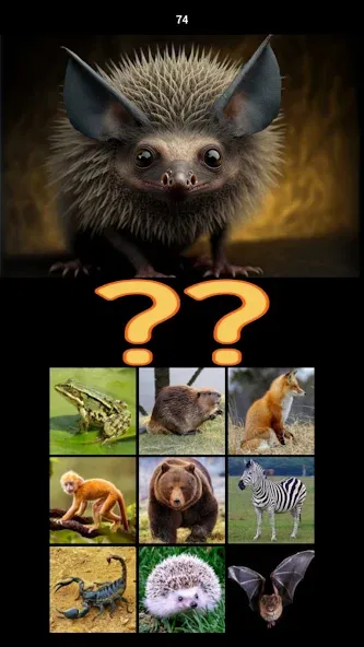 Hybrid Animals Crazy Lab Quiz (Хибридные животные Сумасшедшая лаборатория Викторина) [МОД Mega Pack] APK Android Screenshot 2