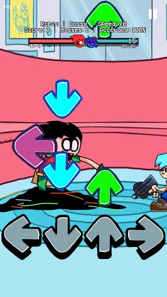 Finn Digital Darkness Battle (Финн Пибби  Рэп Батл) [МОД Premium] APK Android Screenshot 4