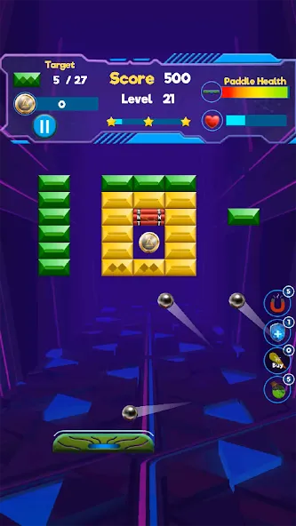 Brick Breaker- Bricks 3d Game (Бриксандболл) [МОД Mega Pack] APK Android Screenshot 2