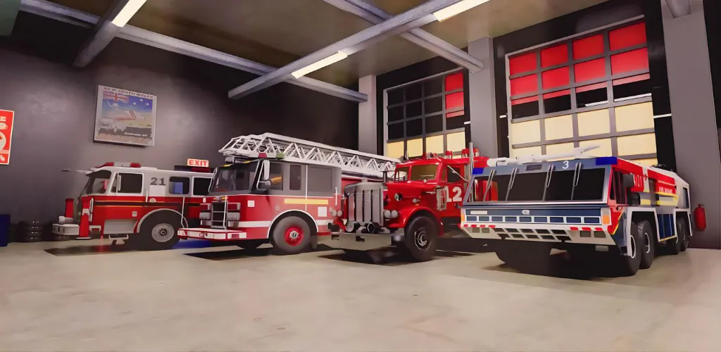 Real Firefighter 3D Simulator (Реальный Пожарник 3D Симулятор) [МОД Все открыто] APK Android Screenshot 4