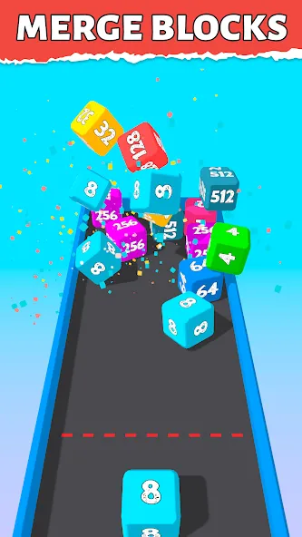 Bounce Merge 2048 Join Numbers [МОД Mega Pack] APK Android Screenshot 2