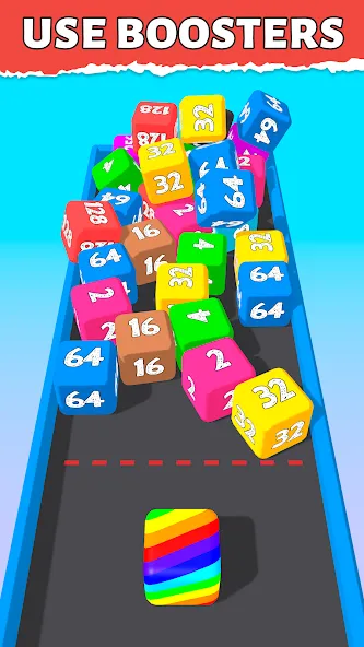 Bounce Merge 2048 Join Numbers [МОД Mega Pack] APK Android Screenshot 4