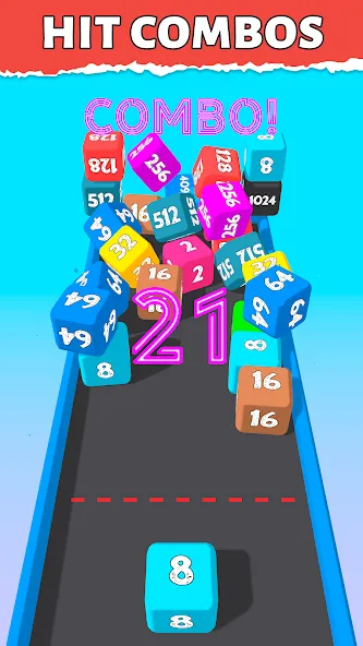 Bounce Merge 2048 Join Numbers [МОД Mega Pack] APK Android Screenshot 5