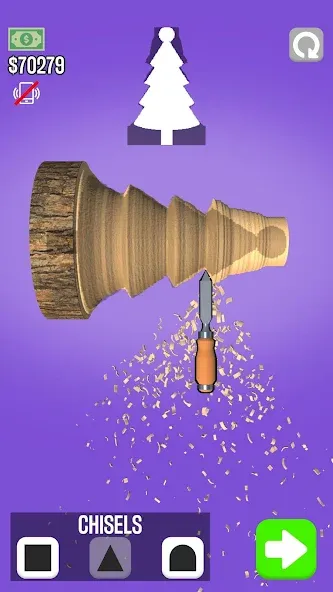 Woodturning (Вудтурнинг) [МОД Много денег] APK Android Screenshot 2