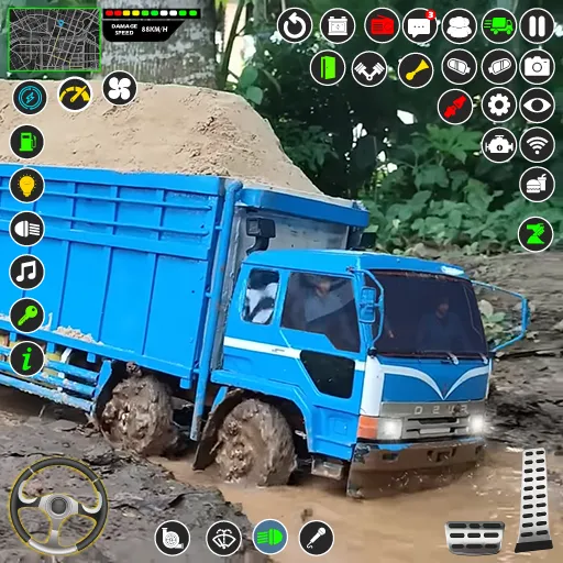 Mud Truck Runner Simulator 3D [МОД Mega Pack] APK Android Screenshot 1