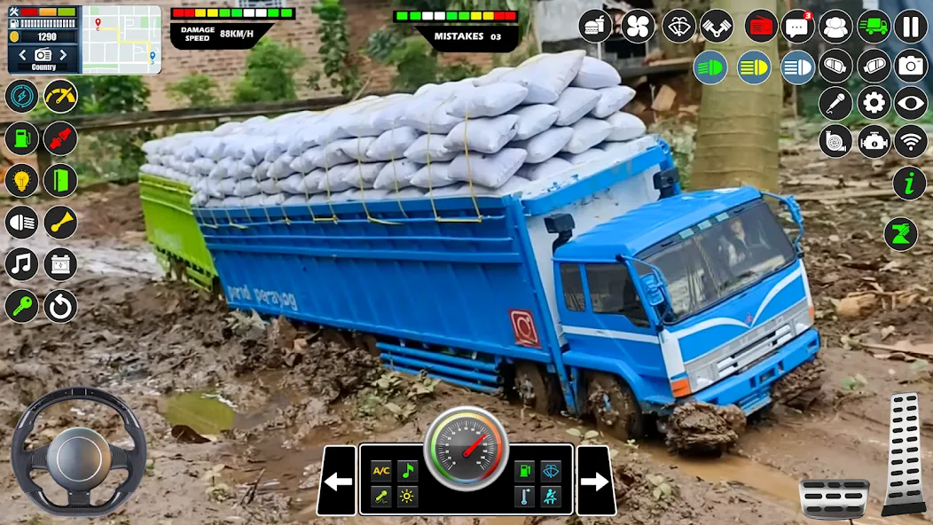 Mud Truck Runner Simulator 3D [МОД Mega Pack] APK Android Screenshot 5