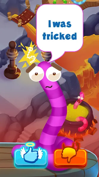 Worm out: Brain teaser games (Ворм аут) [МОД Бесконечные монеты] APK Android Screenshot 3