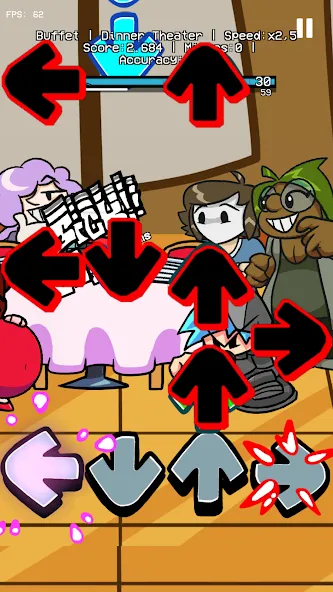 GF Buffet Night Burstin Mod (ФНФ Буфет Найт Берстин Мод) [МОД Все открыто] APK Android Screenshot 2