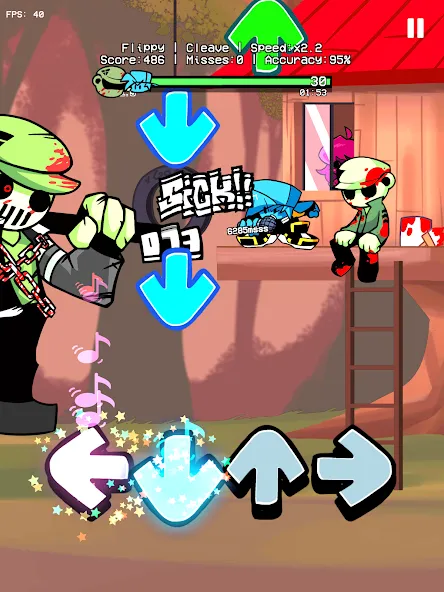 Flippy Flippin Out V1 Mod (ФНФ Флиппи Флиппинг Аут 1 Мод) [МОД Все открыто] APK Android Screenshot 5