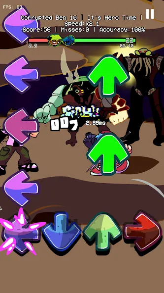 Glitched Legends Battle Mod (Гличные Легенды Фанкин Мод) [МОД Mega Pack] APK Android Screenshot 1