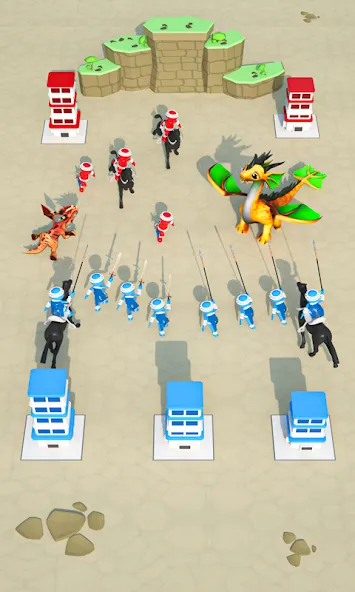 Merge And Conquer: Battle Game (Мердж энд Конкер) [МОД Все открыто] APK Android Screenshot 1