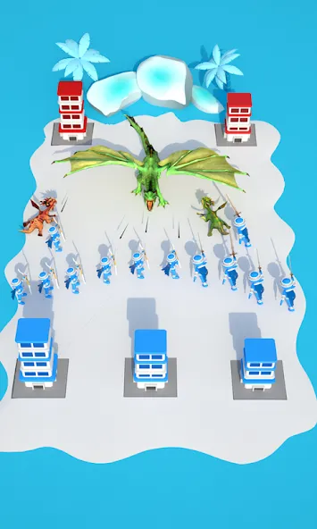 Merge And Conquer: Battle Game (Мердж энд Конкер) [МОД Все открыто] APK Android Screenshot 3