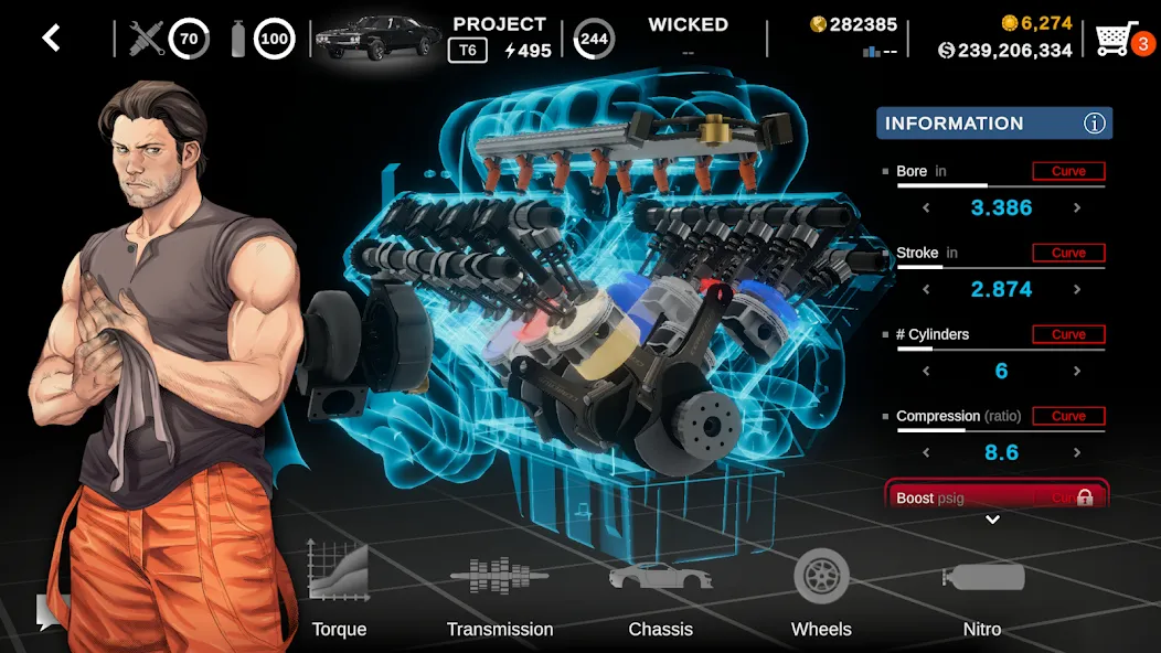 Street Drag 2: Real Car Racing (Стрит Дрэг 2) [МОД Меню] APK Android Screenshot 4