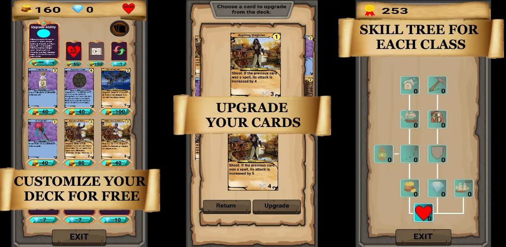 RogueShip - RPG Roguelike Card (РоугеШип) [МОД Все открыто] APK Android Screenshot 3