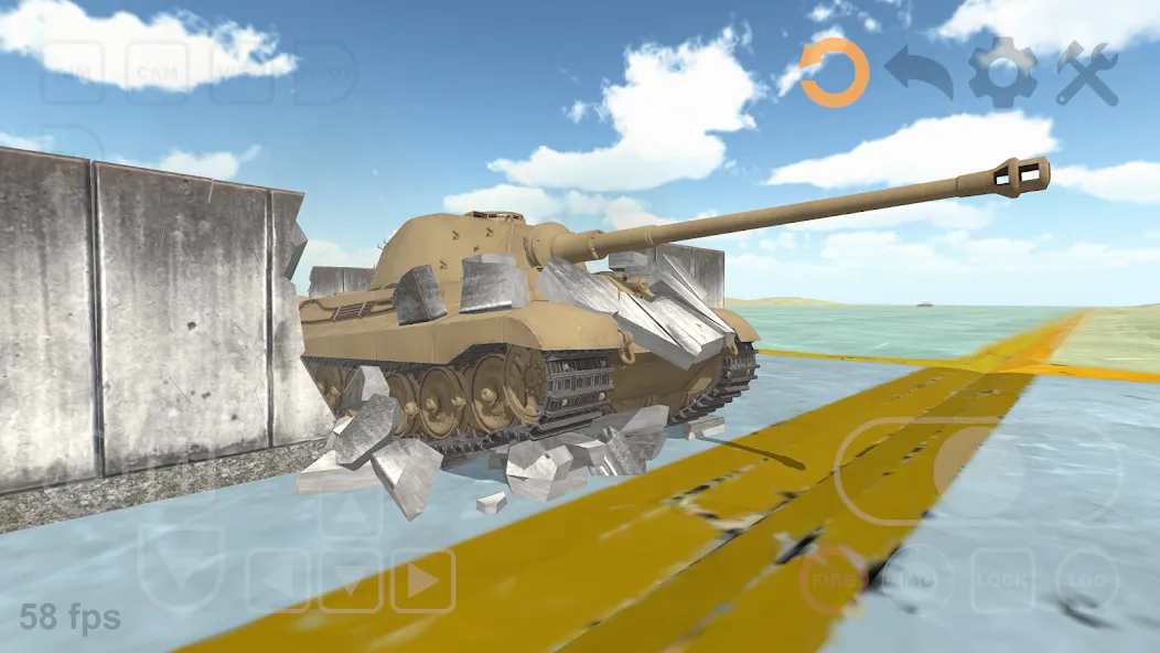 Tank Physics Mobile Vol.3 [МОД Много денег] APK Android Screenshot 1