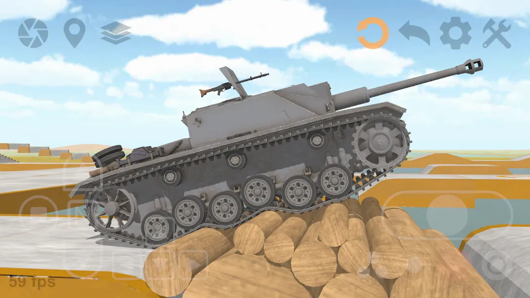 Tank Physics Mobile Vol.3 [МОД Много денег] APK Android Screenshot 3