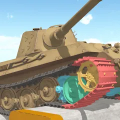 Tank Physics Mobile Vol.3 [МОД Много денег] APK Android