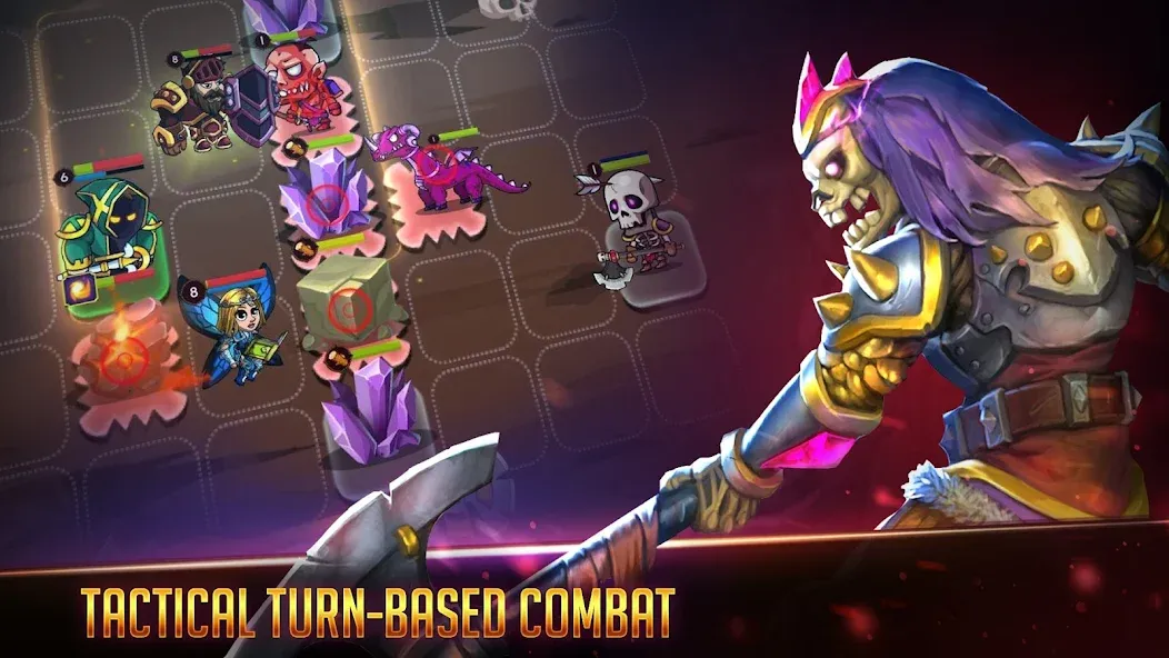 Forest Knight - Tactical RPG (Форест Найт) [МОД Бесконечные монеты] APK Android Screenshot 1