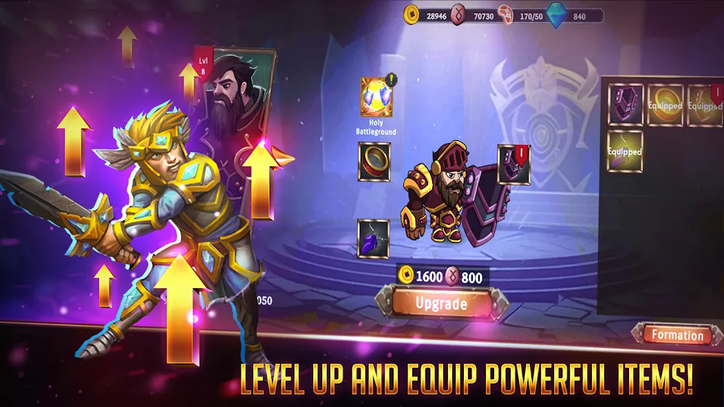 Forest Knight - Tactical RPG (Форест Найт) [МОД Бесконечные монеты] APK Android Screenshot 3