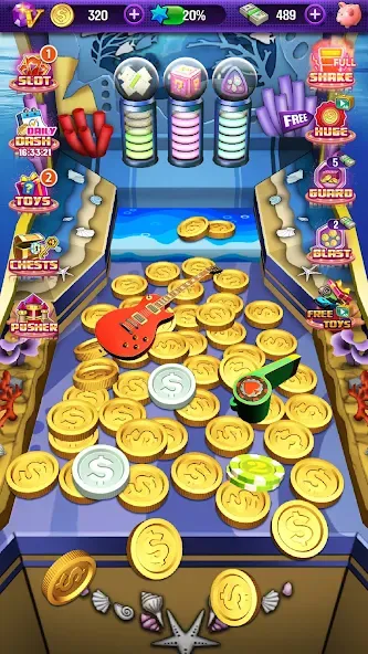 Coin Pusher (Коин Пушер) [МОД Premium] APK Android Screenshot 3