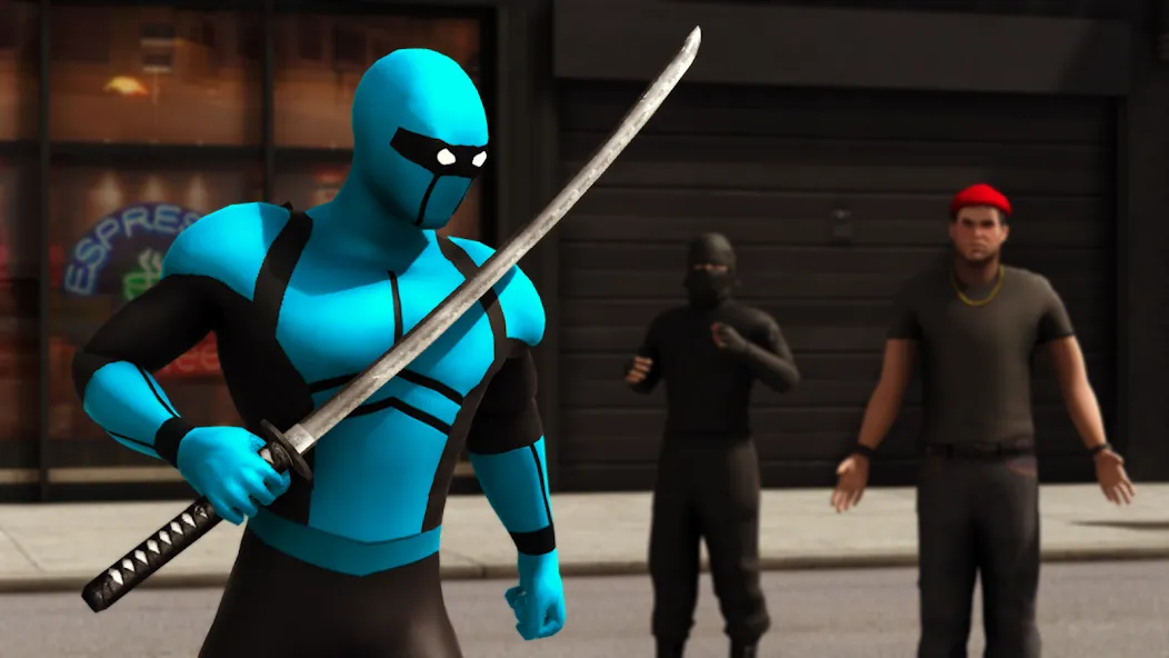 Blue Ninja : Superhero Game (Блу Ниндзя) [МОД Unlocked] APK Android Screenshot 2