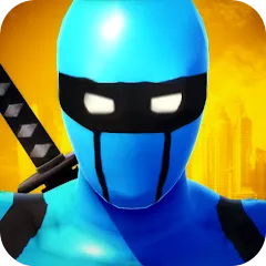 Blue Ninja : Superhero Game (Блу Ниндзя) [МОД Unlocked] APK Android