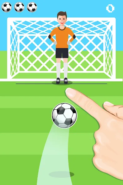 Penalty Shootout Game Offline (Пенальти игра без подключения к интернету) [МОД Unlocked] APK Android Screenshot 5