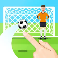 Penalty Shootout Game Offline (Пенальти игра без подключения к интернету) [МОД Unlocked] APK Android
