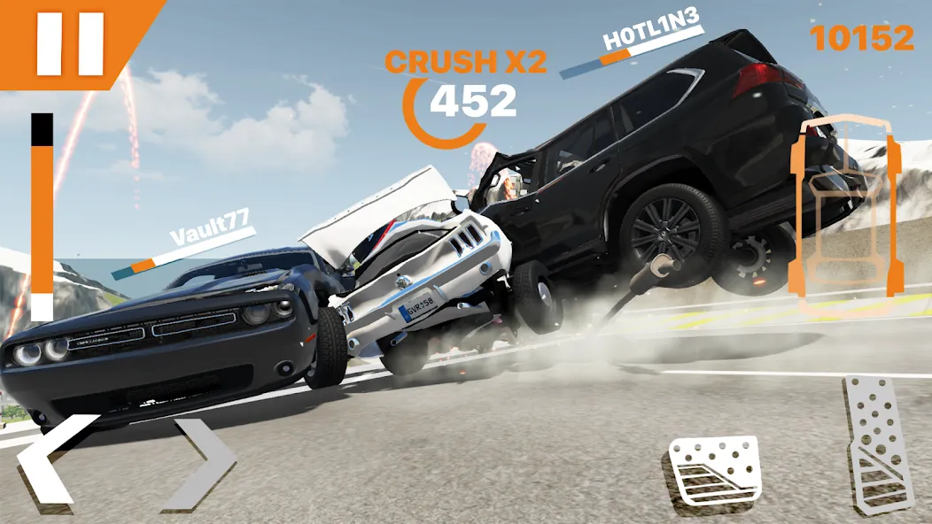 RCC - Real Car Crash Simulator (РКК) [МОД Premium] APK Android Screenshot 5