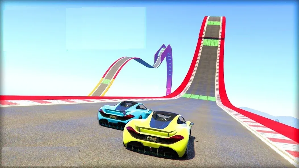Mega Ramp Car Offline Games [МОД Много денег] APK Android Screenshot 2