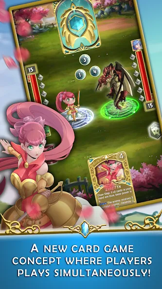 Crystal Soul - TCG Card Battle [МОД Меню] APK Android Screenshot 1