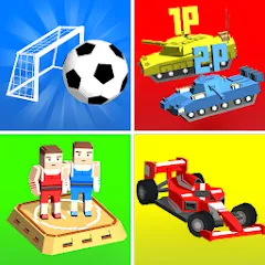 Cubic 2 3 4 Player Games (убик 2 3 4) [МОД Много денег] APK Android