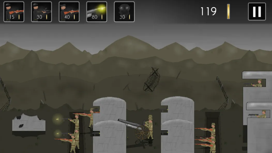 Trenches of Europe 2 (Траншеи Европы 2) [МОД Меню] APK Android Screenshot 1