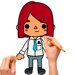 How to draw Toca [МОД Меню] APK Android