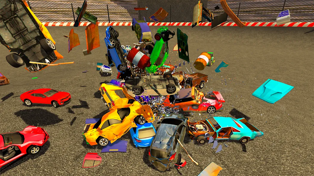 Demolition Derby Mad Car Crash (Дерби Деструкция Симулятор) [МОД Все открыто] APK Android Screenshot 1