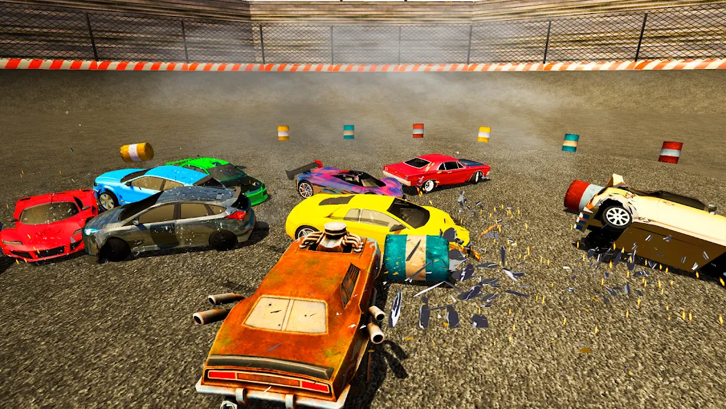 Demolition Derby Mad Car Crash (Дерби Деструкция Симулятор) [МОД Все открыто] APK Android Screenshot 5