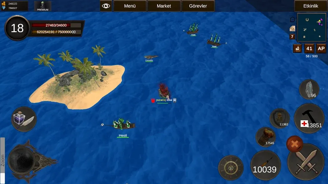 Naval Battle Online (Навальное Сражение Онлайн) [МОД Меню] APK Android Screenshot 2
