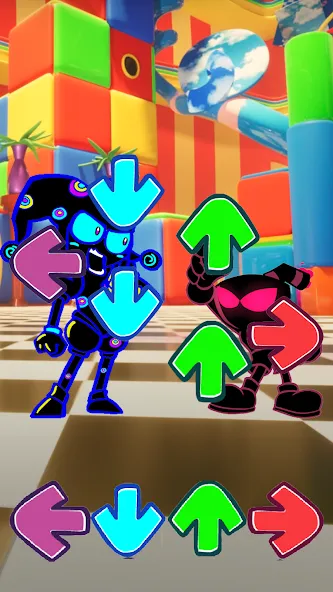 Digital Night Music Battles (ФНФ Мод Мику Музыкальное Шоу) [МОД Mega Pack] APK Android Screenshot 2