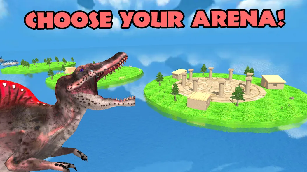 Dino Battle Arena Lost Kingdom (Дино Битва Арена Потерянное Королевство) [МОД Premium] APK Android Screenshot 2