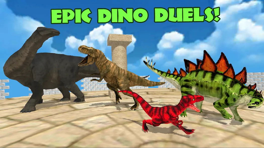 Dino Battle Arena Lost Kingdom (Дино Битва Арена Потерянное Королевство) [МОД Premium] APK Android Screenshot 3