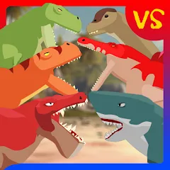 T-Rex Fights Dinosaurs [МОД Меню] APK Android