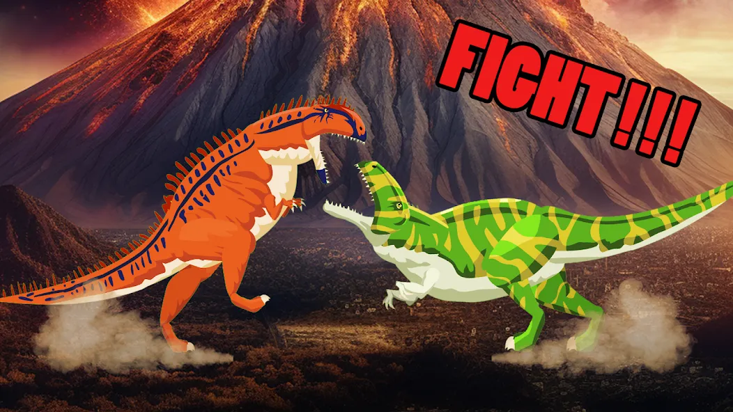 T-Rex Fights More Dinosaurs [МОД Mega Pack] APK Android Screenshot 3