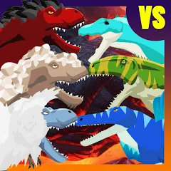 T-Rex Fights More Dinosaurs [МОД Mega Pack] APK Android