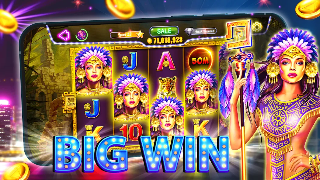 Old Vegas Slots - Casino 777 (Олд Вегас Слотс) [МОД Mega Pack] APK Android Screenshot 1