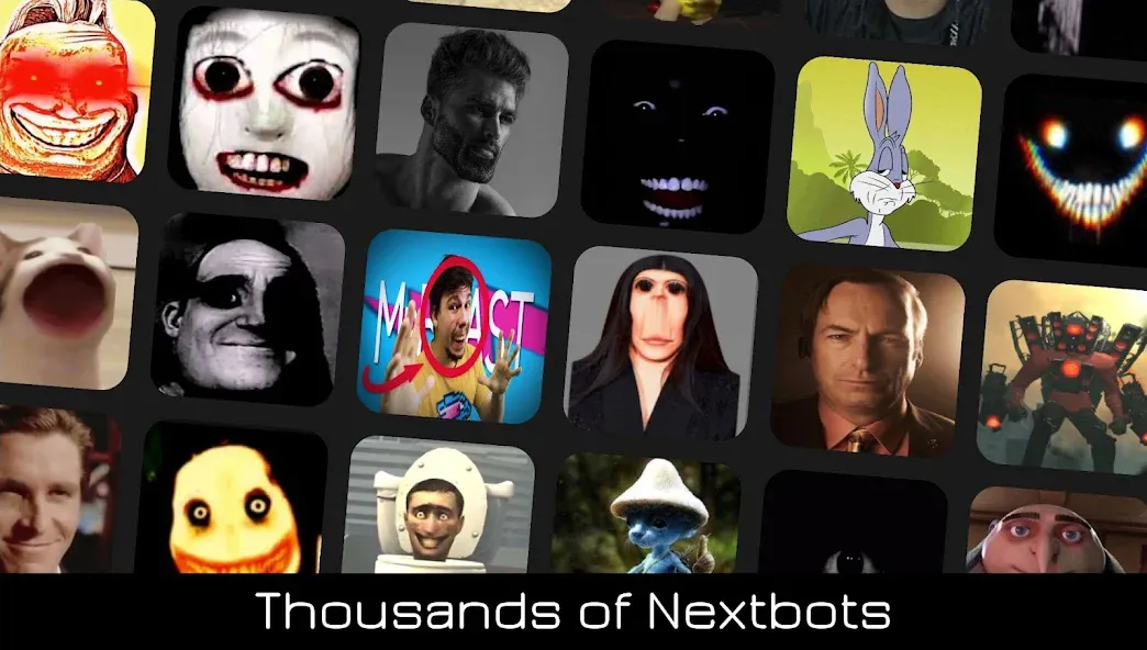Nextbots Online: Sandbox (Некстботс Онлайн) [МОД Unlocked] APK Android Screenshot 1