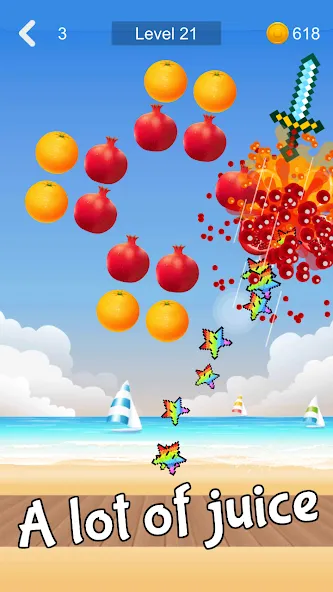 Fruit Sniper (Фрут Снайпер) [МОД Premium] APK Android Screenshot 2