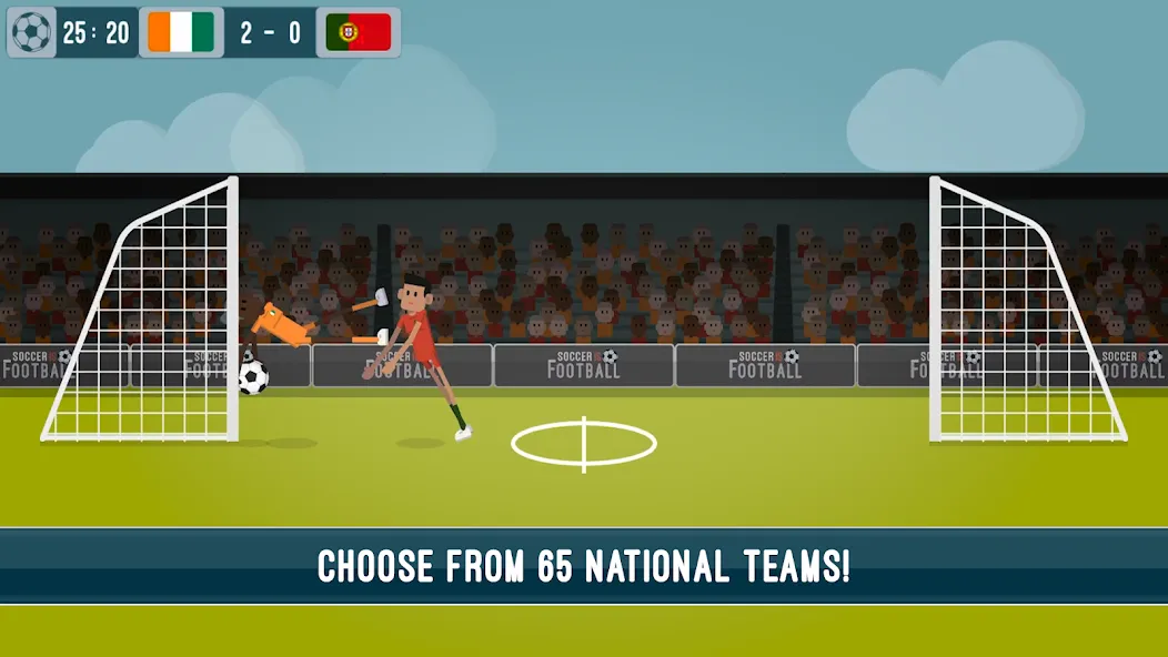 Soccer Is Football (оккер Из Футбол) [МОД Бесконечные монеты] APK Android Screenshot 3