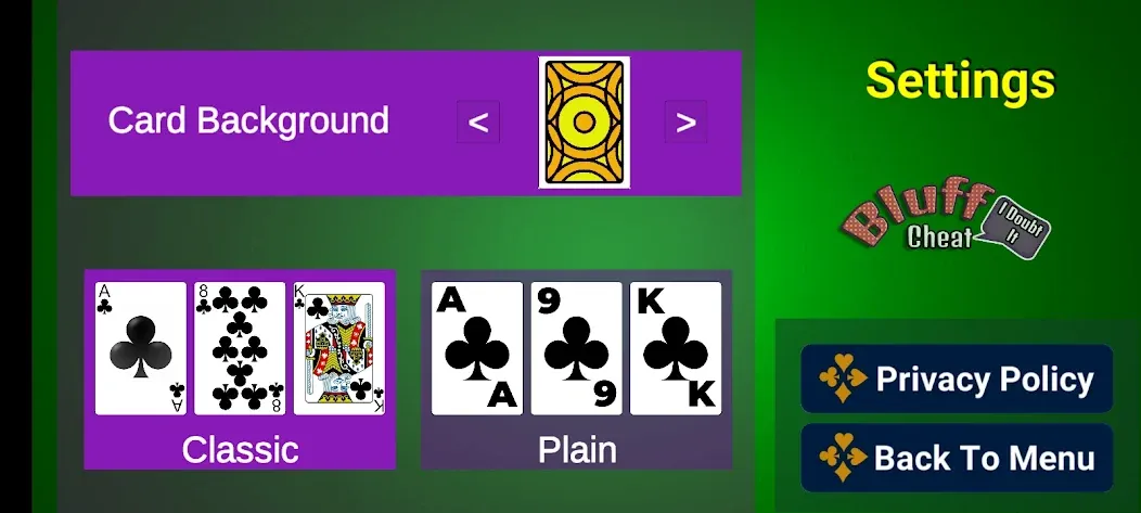 Bluff Card Game (Блеф карточная игра) [МОД Premium] APK Android Screenshot 2