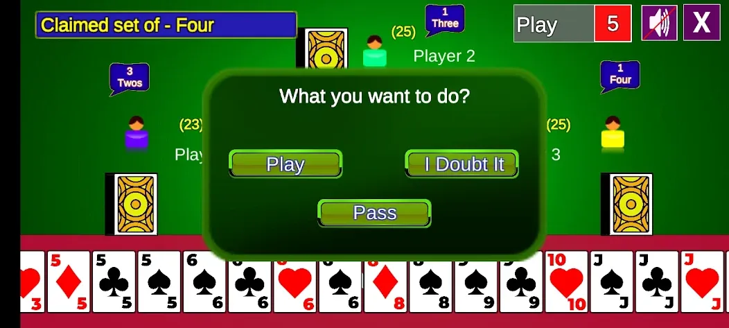 Bluff Card Game (Блеф карточная игра) [МОД Premium] APK Android Screenshot 4