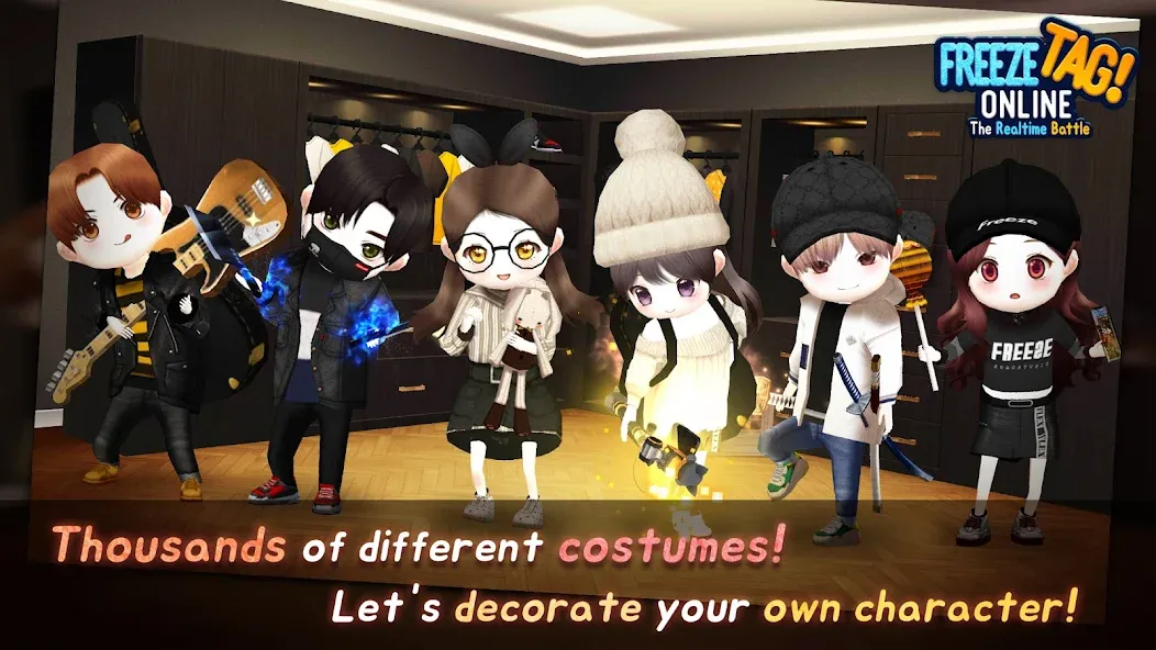 FreezeTag Online : Realtime (ФризТаг Онлайн) [МОД Все открыто] APK Android Screenshot 3
